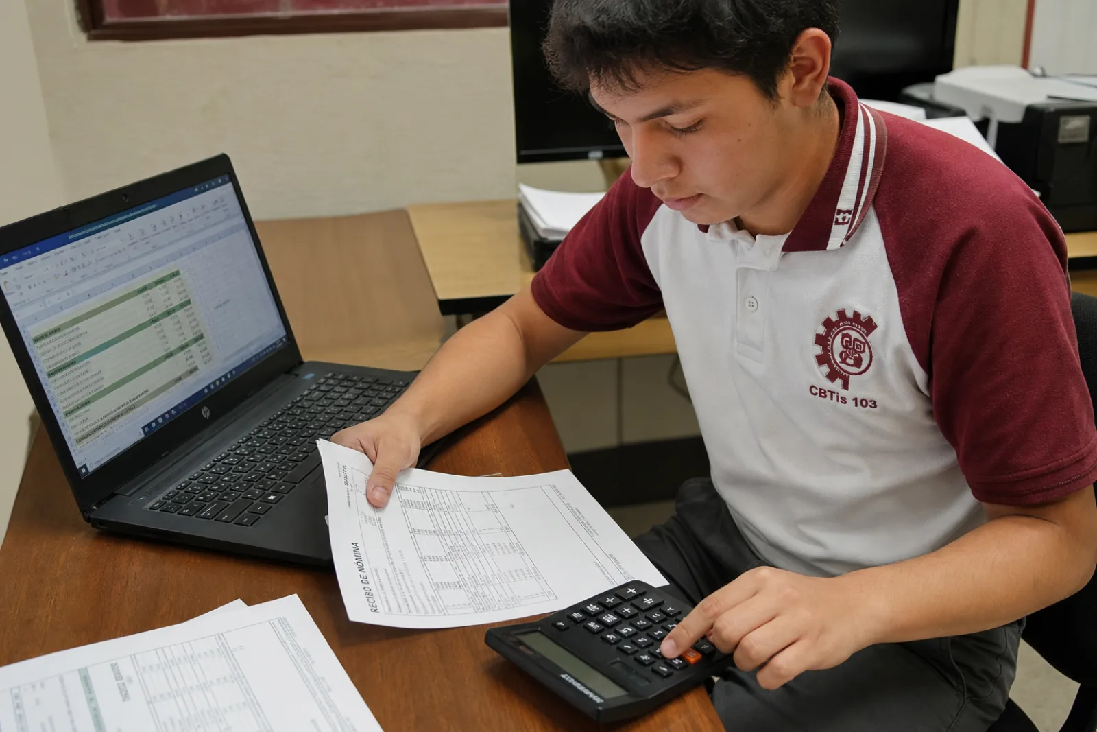 Calculas una nómina